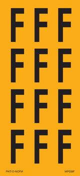 LETTRE F SUR FEUILLE