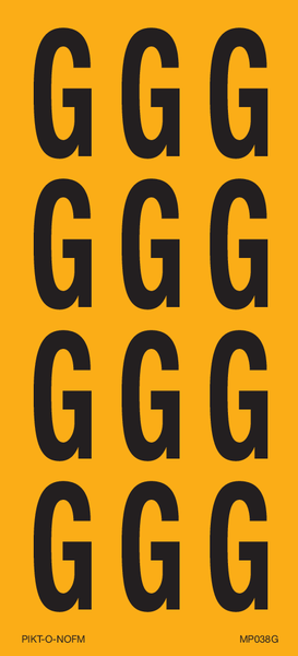 LETTER G OP VEL