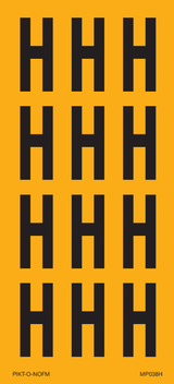 LETTER H OP VEL