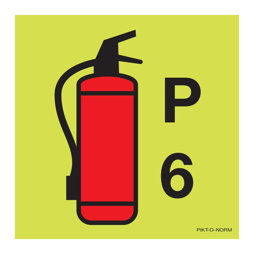 POWDER FIRE EXTINGUISHER 6 KG