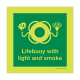 LIFEBUOY WITH LIGHT AND SMOKE