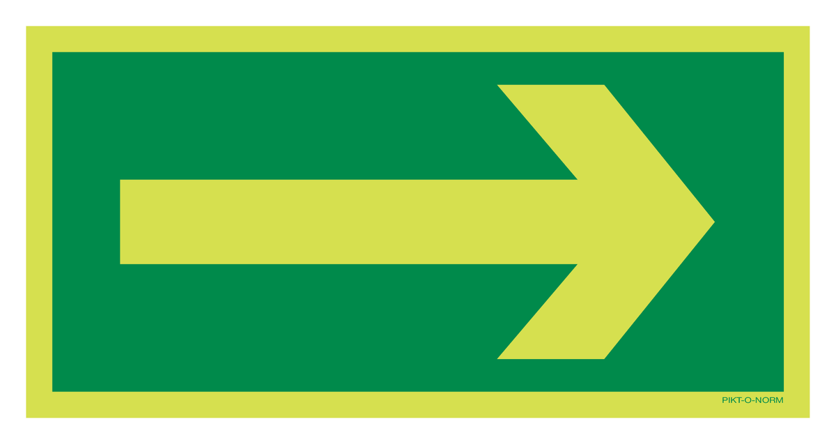 ARROW RIGHT LONG ESCAPE ROUTE