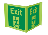 EXIT WITH RUNNING MAN LEFT