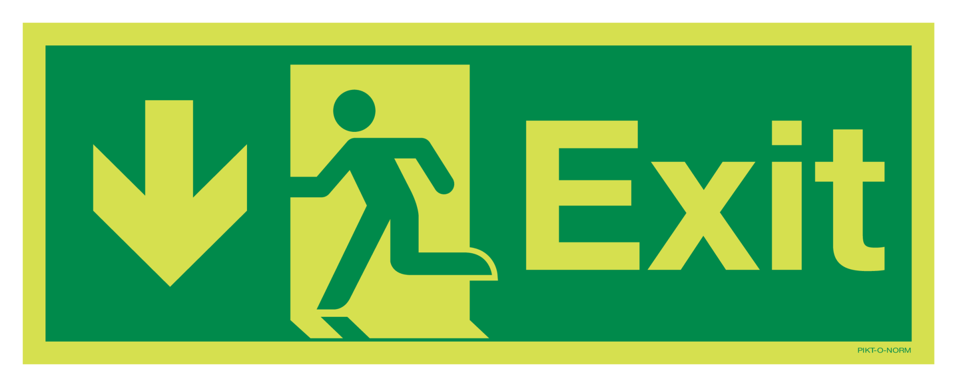 EXIT LEFT DOWN