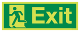 EXIT WITH RUNNING MAN LEFT