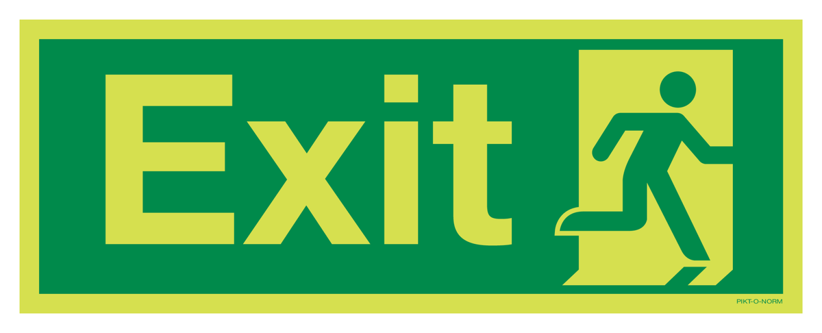 EXIT WITH RUNNING MAN RIGHT