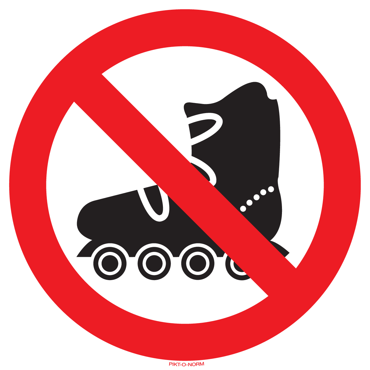 ROLLERSKATES VERBODEN