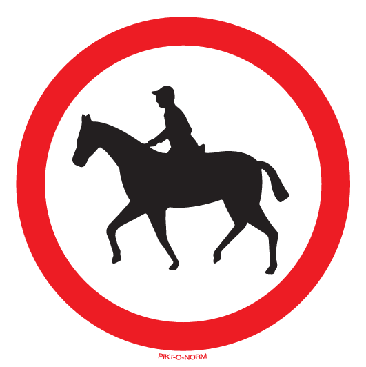 INTERDIT AUX CAVALIERS