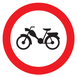 BROMFIETSEN VERBODEN