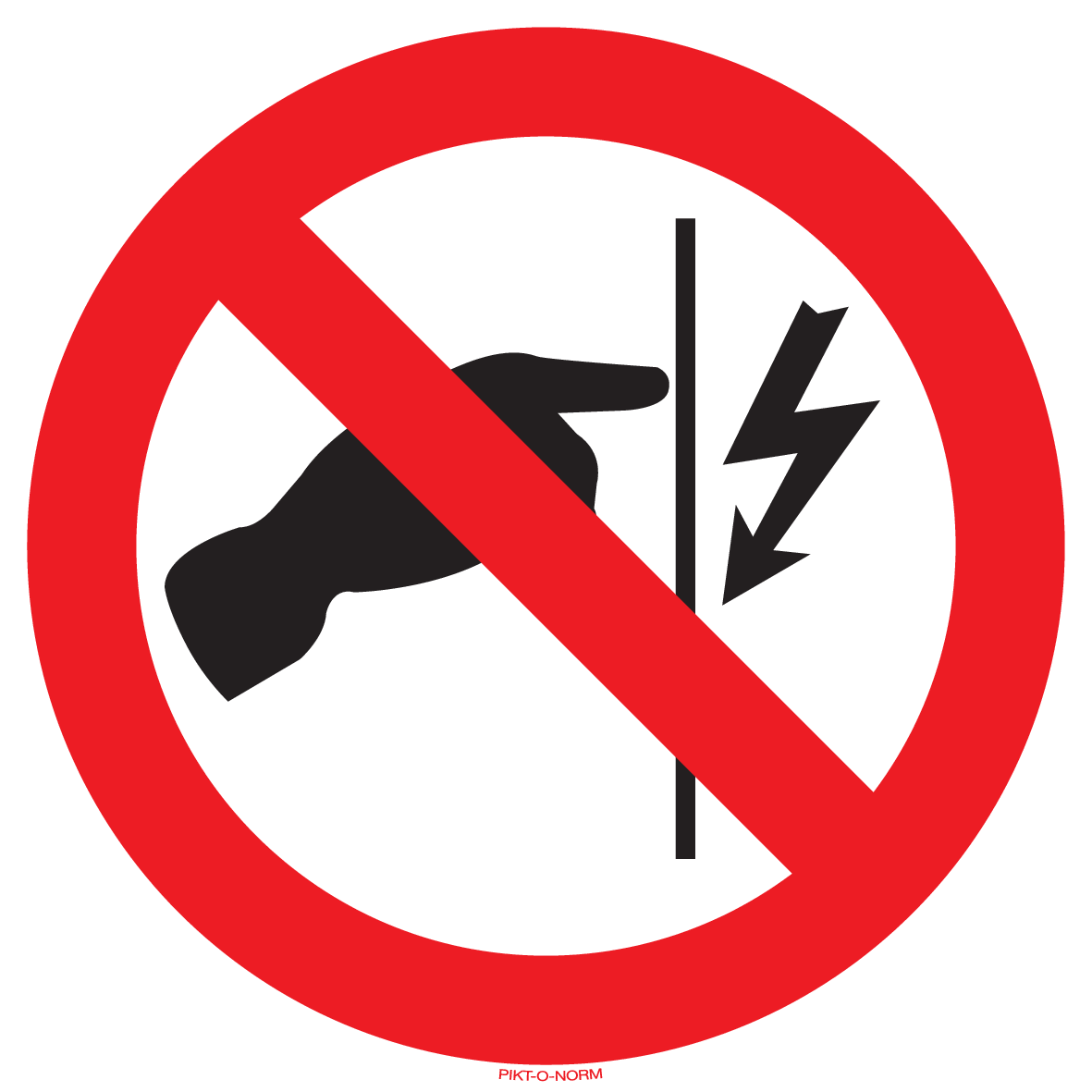 NE PAS TOUCHER. TENSION ÉLECTRIQUE