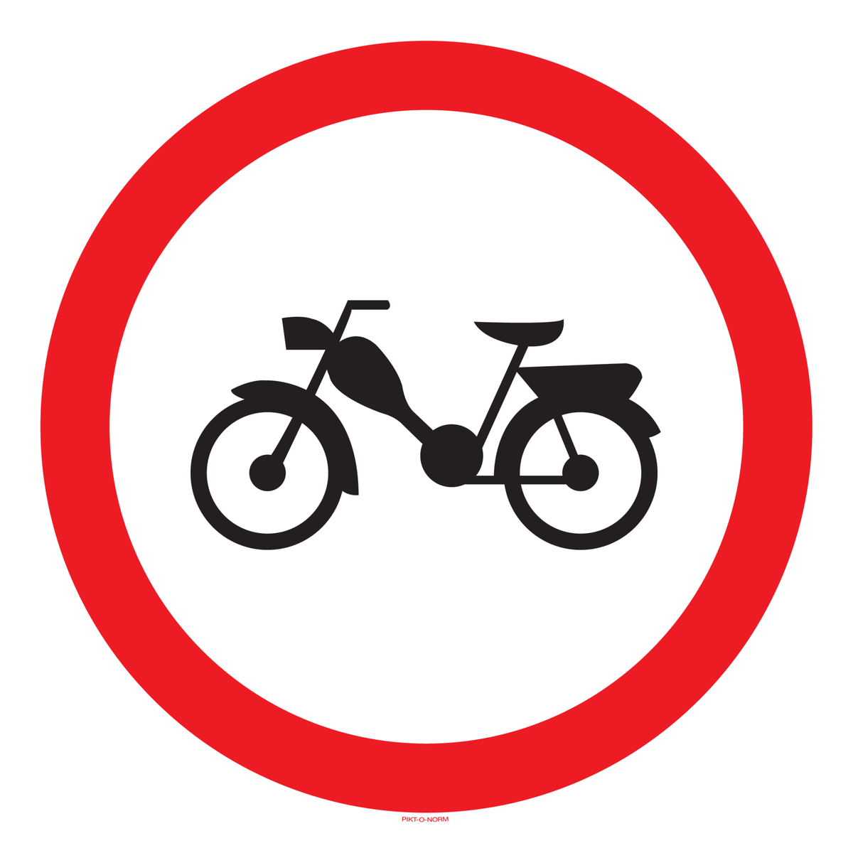 BROMFIETSEN VERBODEN