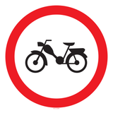 BROMFIETSEN VERBODEN