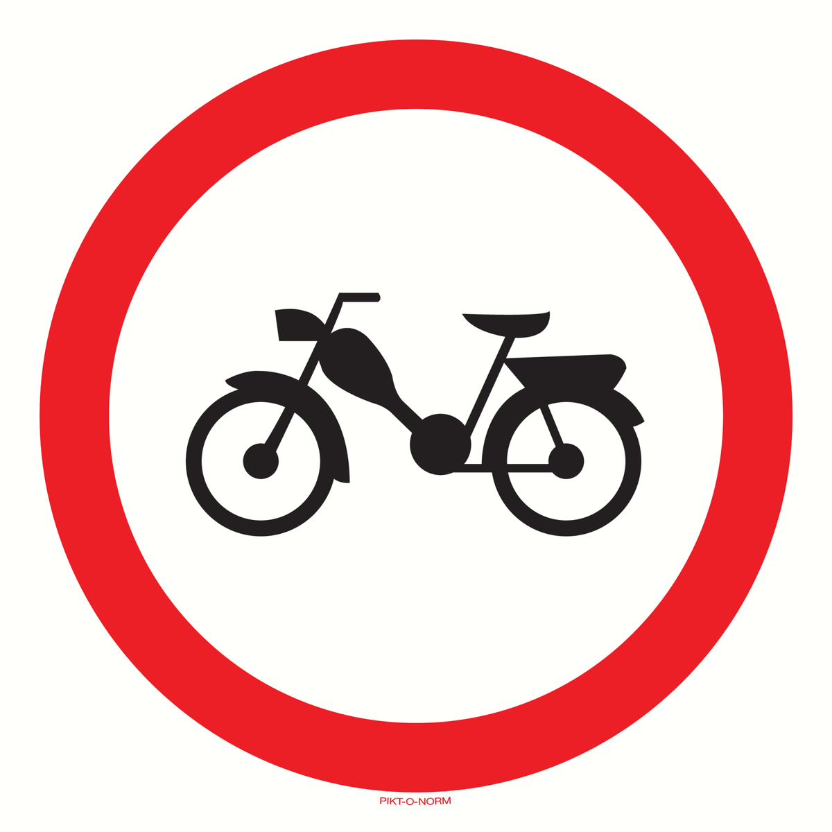 BROMFIETSEN VERBODEN