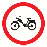BROMFIETSEN VERBODEN
