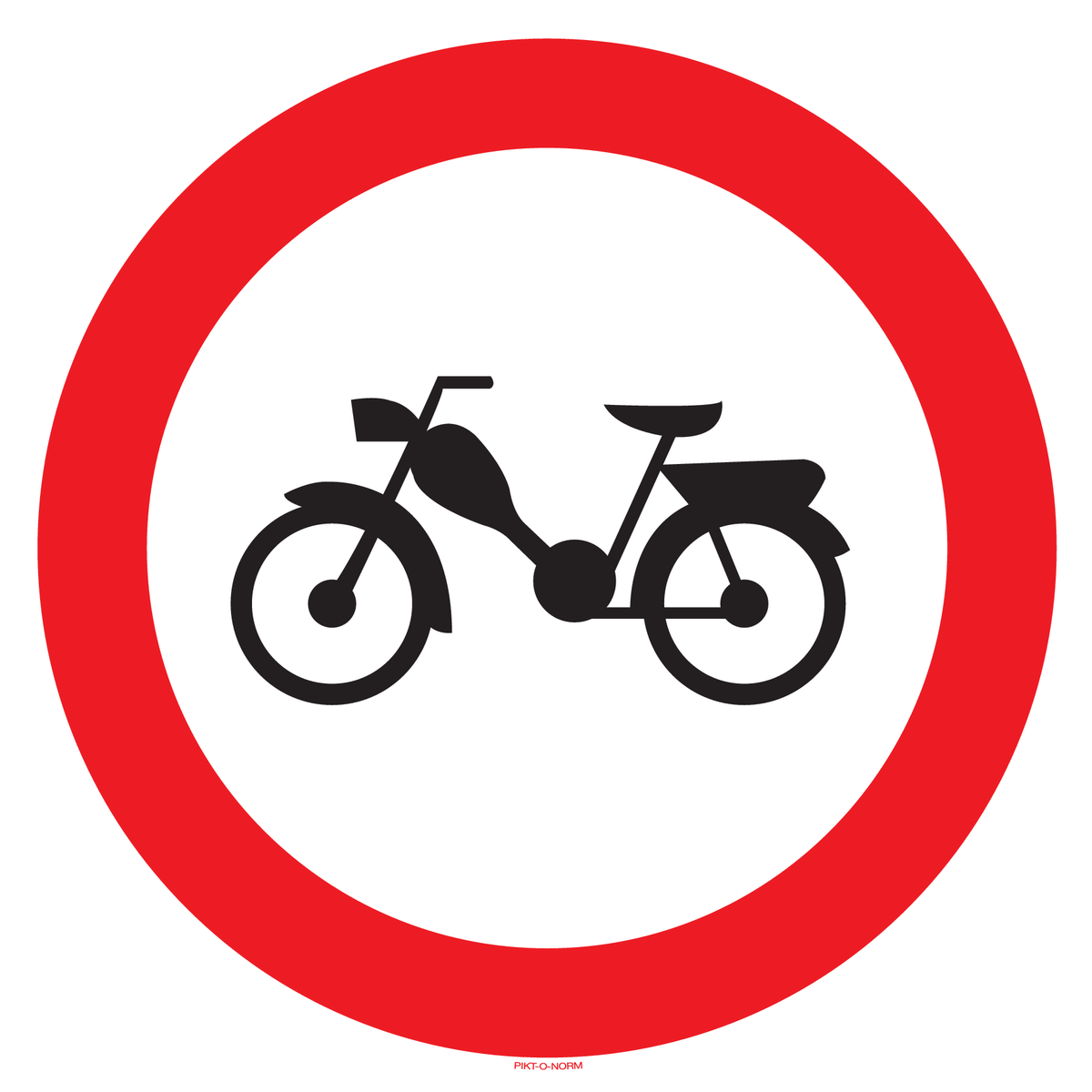 BROMFIETSEN VERBODEN