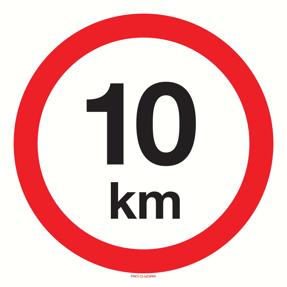 VITESSE LIMITÉE 10 KM