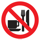 ETEN EN DRINKEN VERBODEN