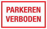 PARKEREN VERBODEN