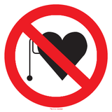 INTERDIT AUX STIMULATEURS CARDIAQUES