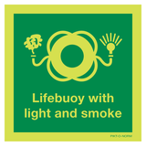 LIFEBUOY WITH LIGHT AND SMOKE