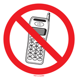 INTERDIT AUX TÉLÉPHONE PORTABLE