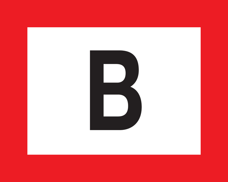 B, LIGNE D'EXTINCTION À SEC