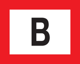 B, LIGNE D'EXTINCTION À SEC