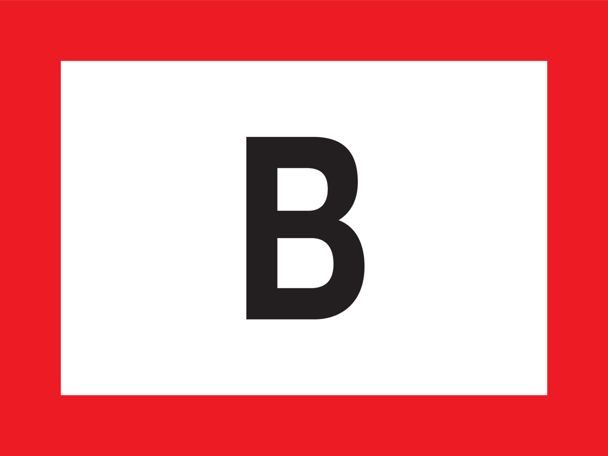 B, LIGNE D'EXTINCTION À SEC