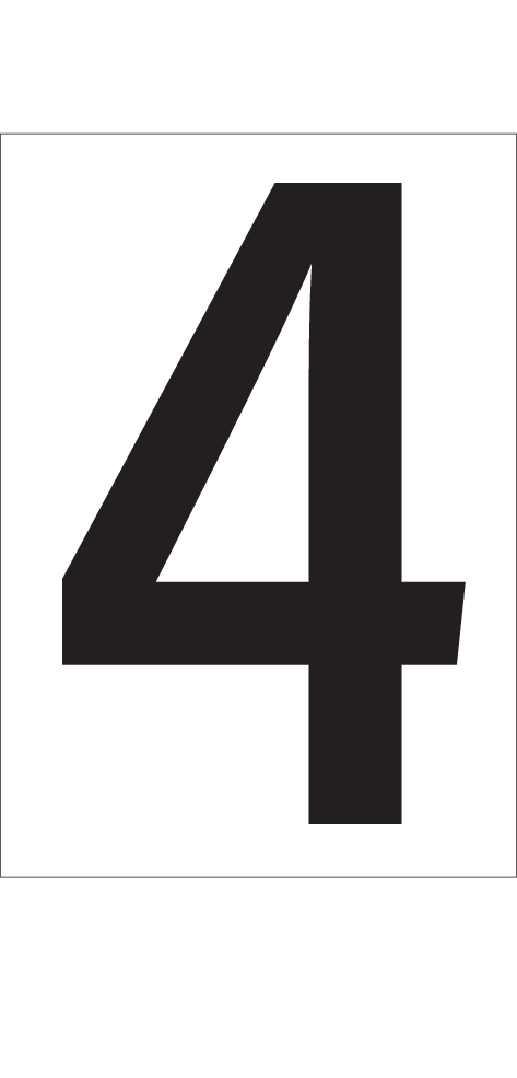 4 ADR CIJFER ZELFKLEVEND