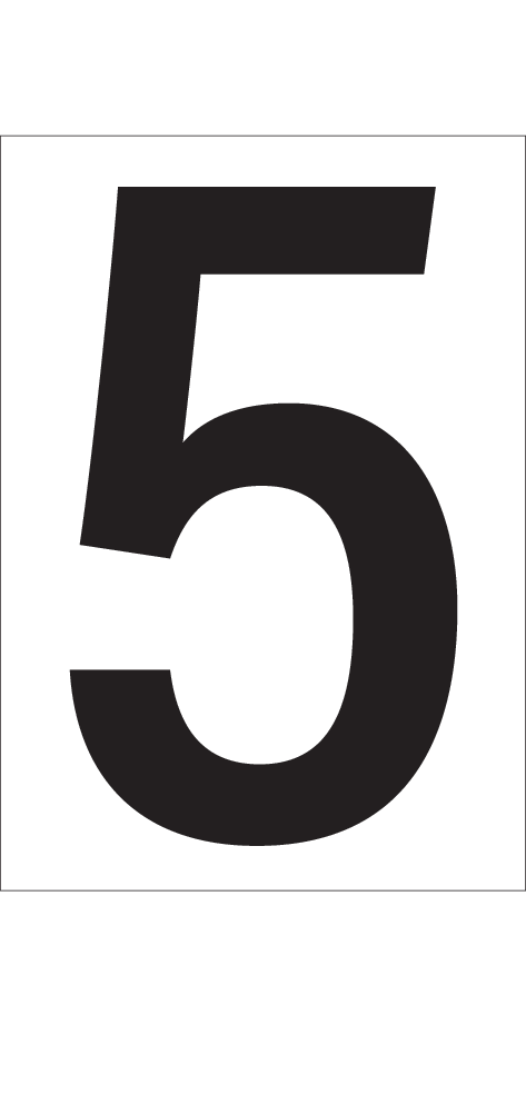 5 ADR CIJFER ZELFKLEVEND