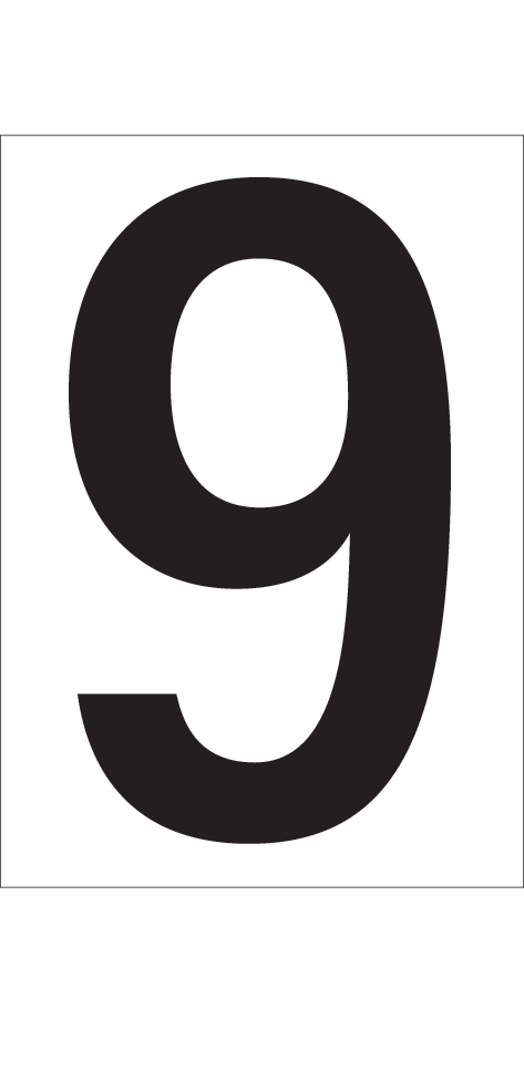 9 ADR CIJFER ZELFKLEVEND