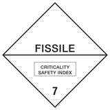 FISSILE, INDICE DE SÛRETÉ-CR...ADR CL.7E