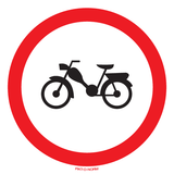 BROMFIETSEN VERBODEN