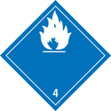DÉGAGE GAZ INFLAMMABLE AU CONTACT.CL.4.3