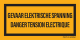 GEVAAR. ELEKTRISCHE SPANNING