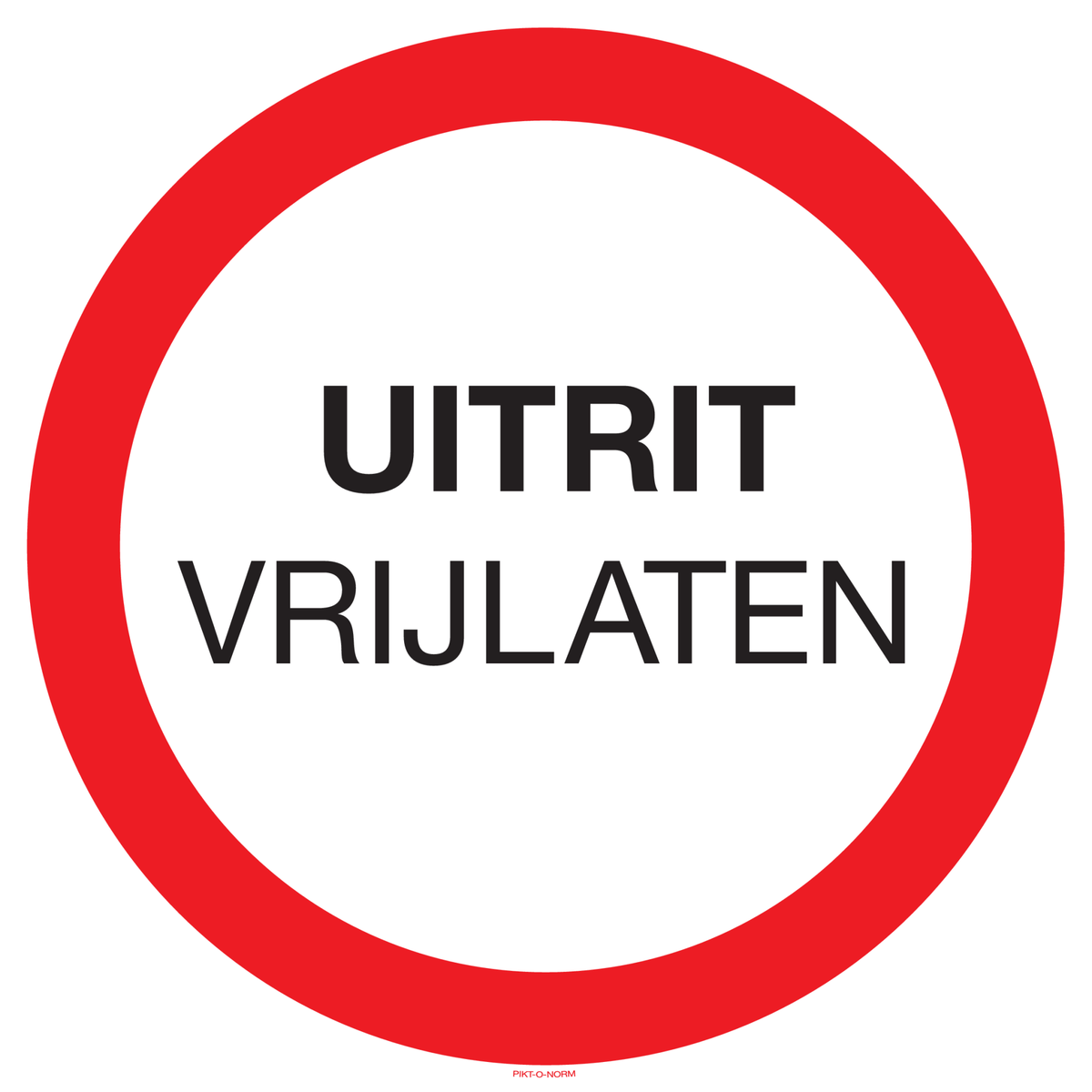 UITRIT VRIJLATEN