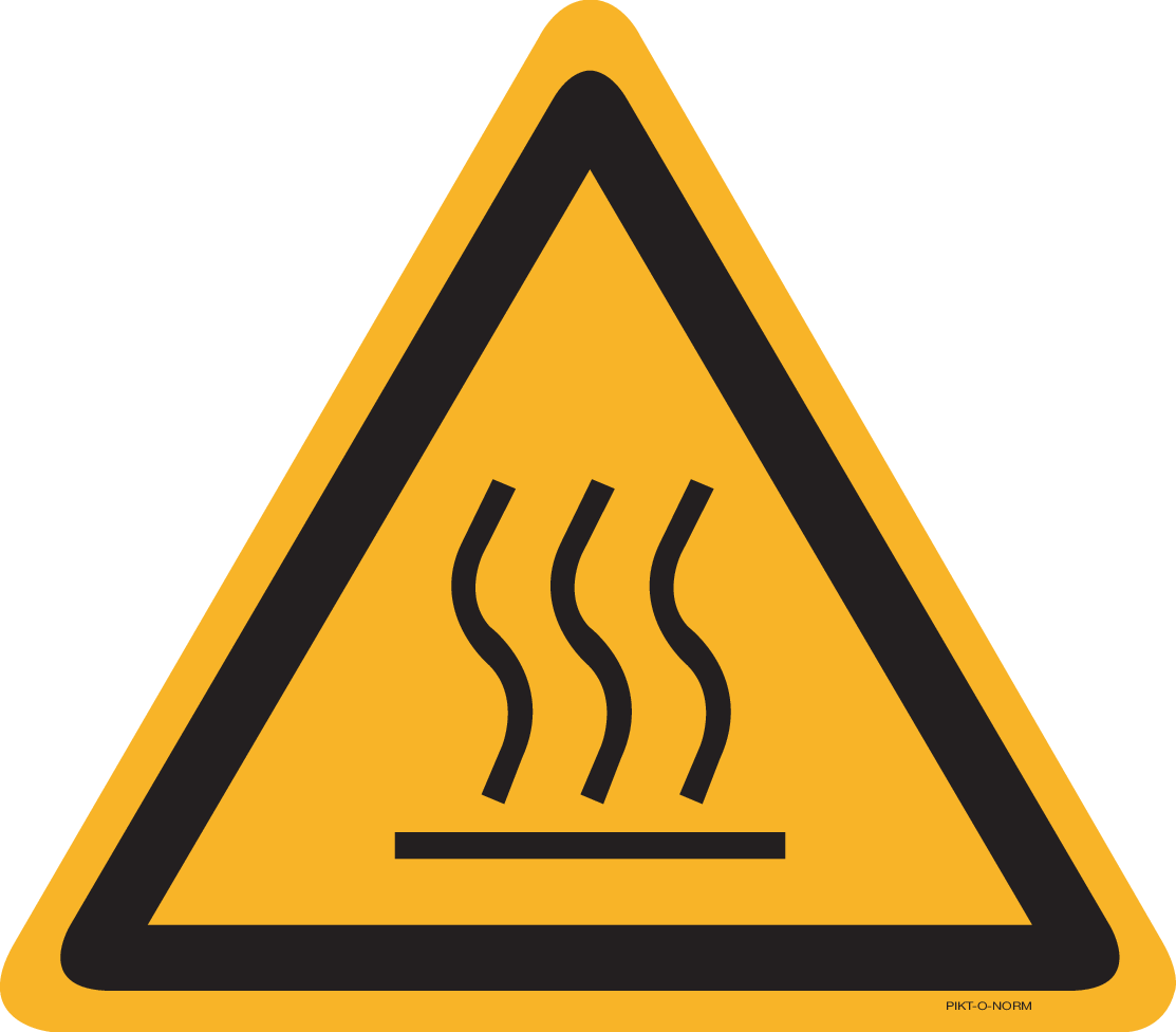 AVERTISSEMENT DANGER SURFACE CHAUDE