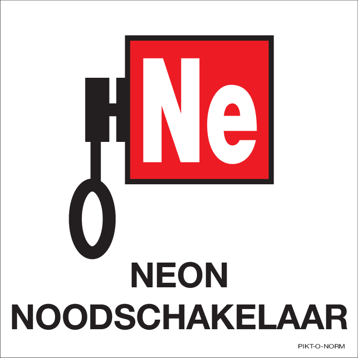 NEON NOODSCHAKELAAR