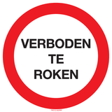 VERBODEN TE ROKEN