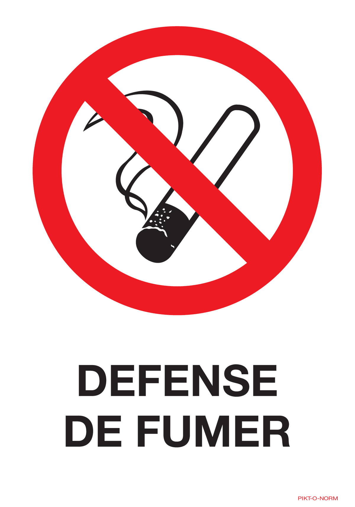 DEFENSE DE FUMER