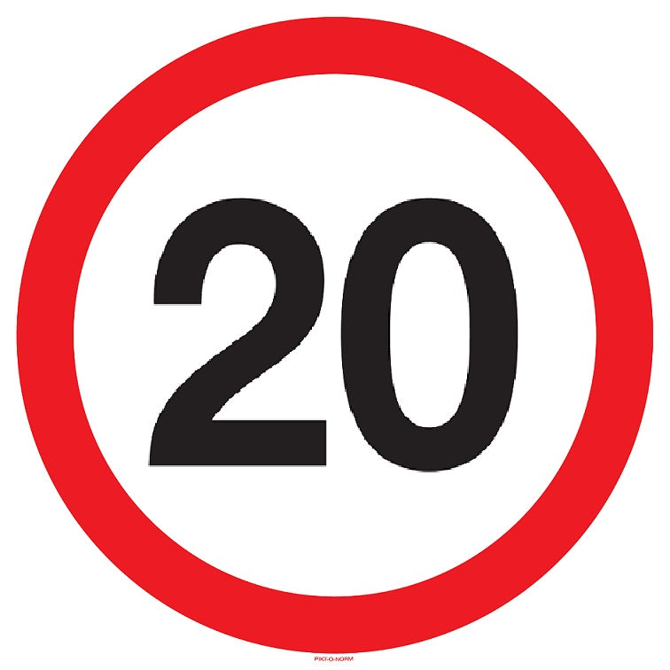 C43 MAXIMUM SNELHEID 20KM