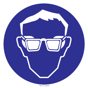 LUNETTES DE SÉCURITÉ OBLIGATOIRES