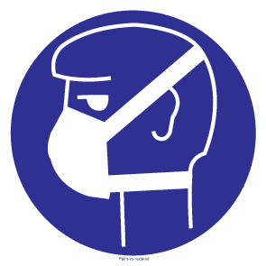 STOFMASKER VERPLICHT