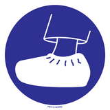 DRAGEN VAN OVERSCHOENEN VERPLICHT