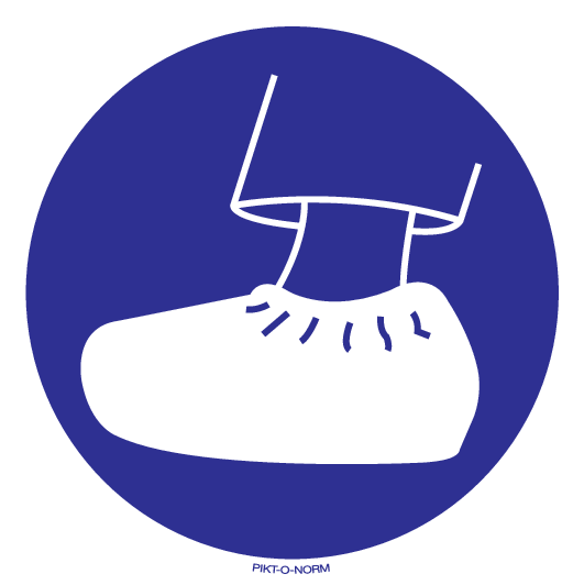 DRAGEN VAN OVERSCHOENEN VERPLICHT