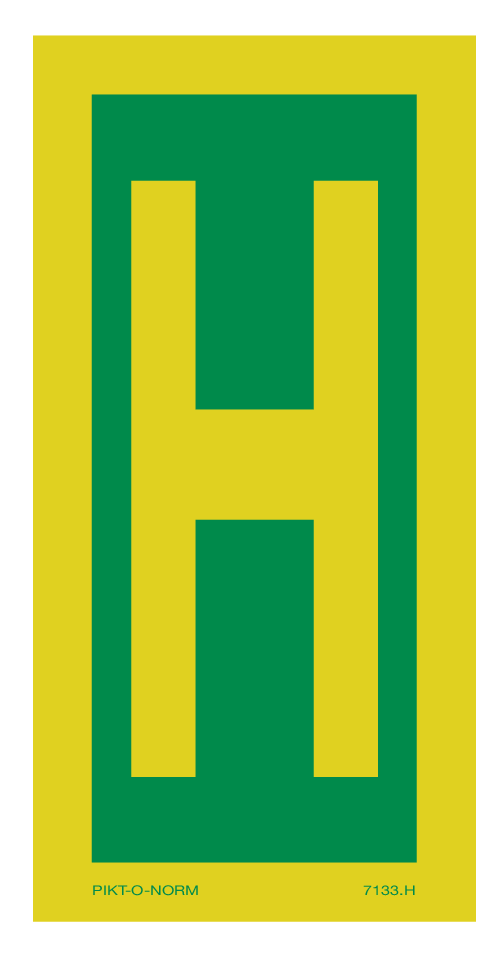 LETTER H