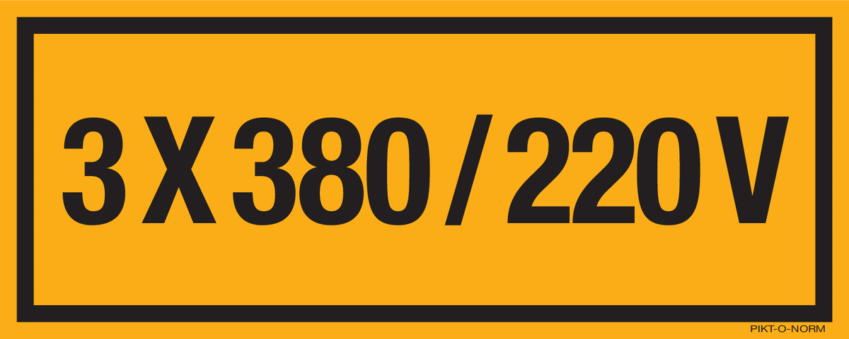 3x380/220 VOLT
