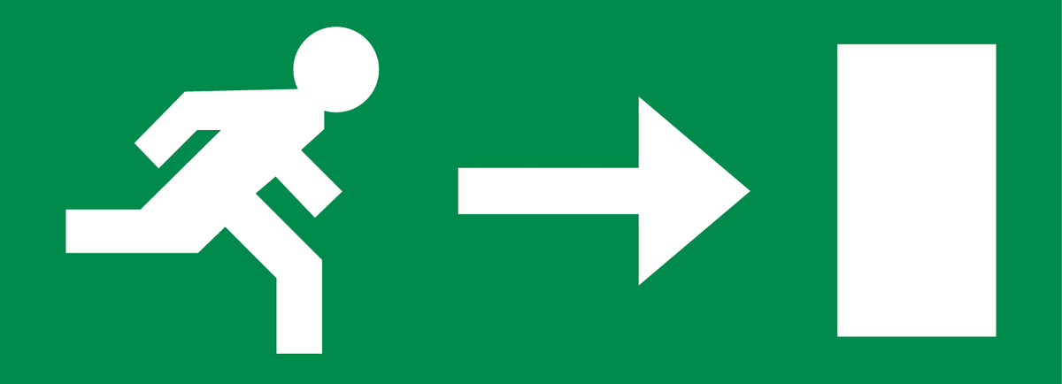 ISSUE DE SECOURS À DROITE