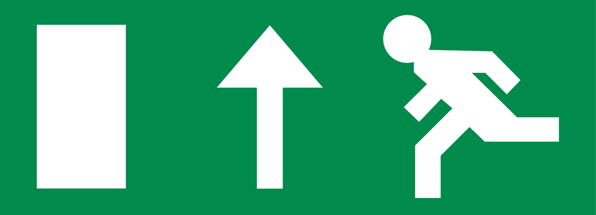 VLUCHTWEG LINKS NAAR BOVEN