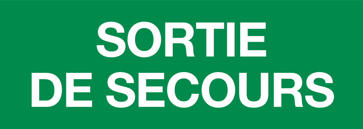 SORTIE DE SECOURS